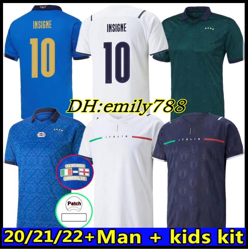 

FANS Player 2021 Italy soccer Jerseys IMMOBILE ITALIA JORGINHO INSIGNE VERRATTI BERNARDESCHI Locatelli men and kids 20 21 FOOTBALL SHIRTS CHIESA BARELLA BERARDI, 21/22 home