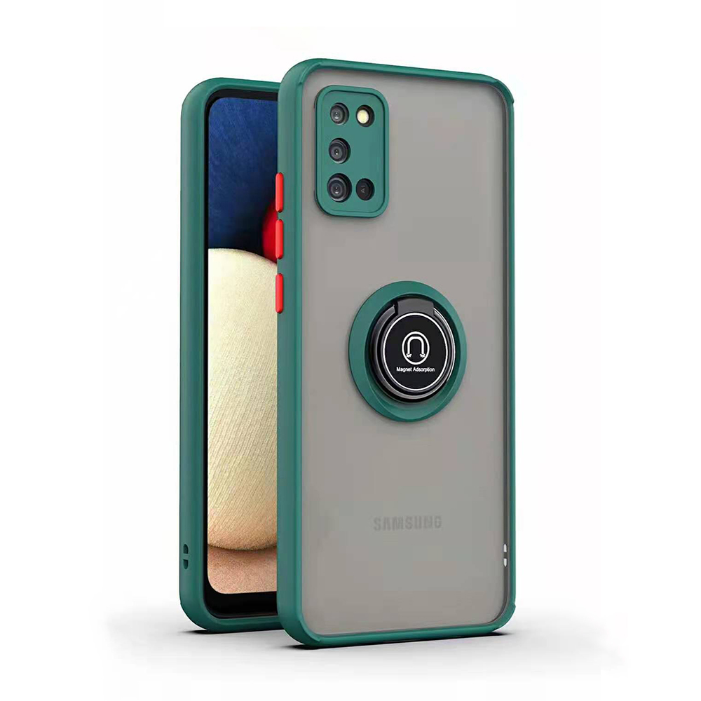 

Traslucent Holder Stand Case For Moto One 5G Ace G Play Power Stylus LG Stylo 7 Samsung A02 A32 A12 A02S Oneplus Nord N100 N10, Green