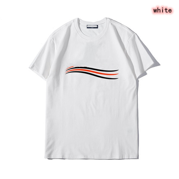 

19SS Luxury Mens Designer T Shirt High Quality Men Women Couples Casual Short Sleeve Mens Round Neck Tees 6 Colors