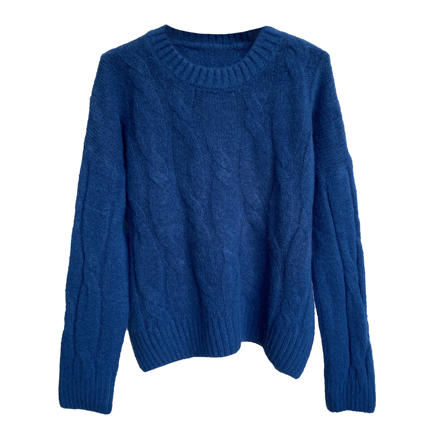 

2021 Women Autumn Nightgown Female Sleeve Warm Sweater Pure Winter Thick Pullovers Pull Femme 5mcw, Beige