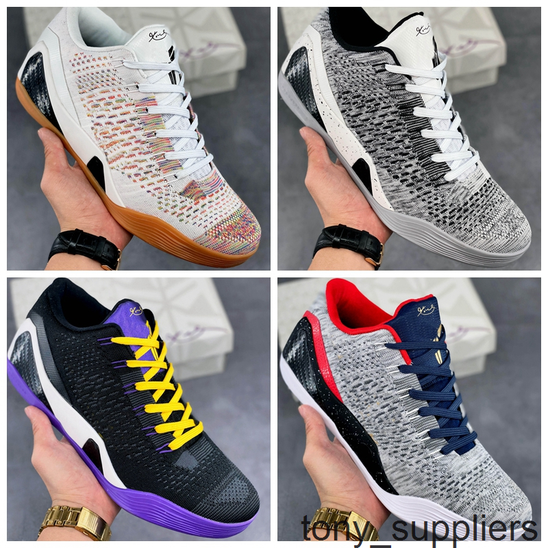 

Shoes Top Men quality new black Basketball Mamba Sports Sneakers Four color Del Sol 6 EricA var Sports Shoes With box