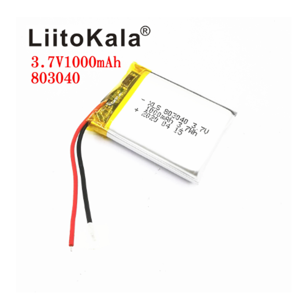 

XSL 3.7v 803040 1000mah lithium li polymer rechargeable battery for electronic book tablet toys Mobile Pocket replacement batter