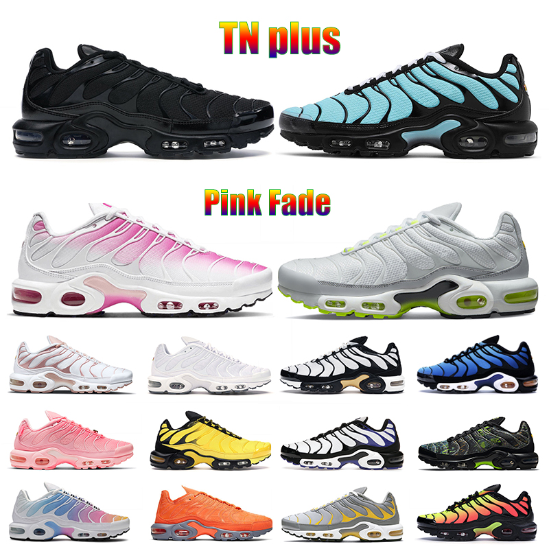 

men women running shoes TN plus Triple Black White Wolf Grey Rainbow Pink Fade Oxford Hyper Psychic Blue Metallic Pewter mens trainers outdoor sports sneakers, #32