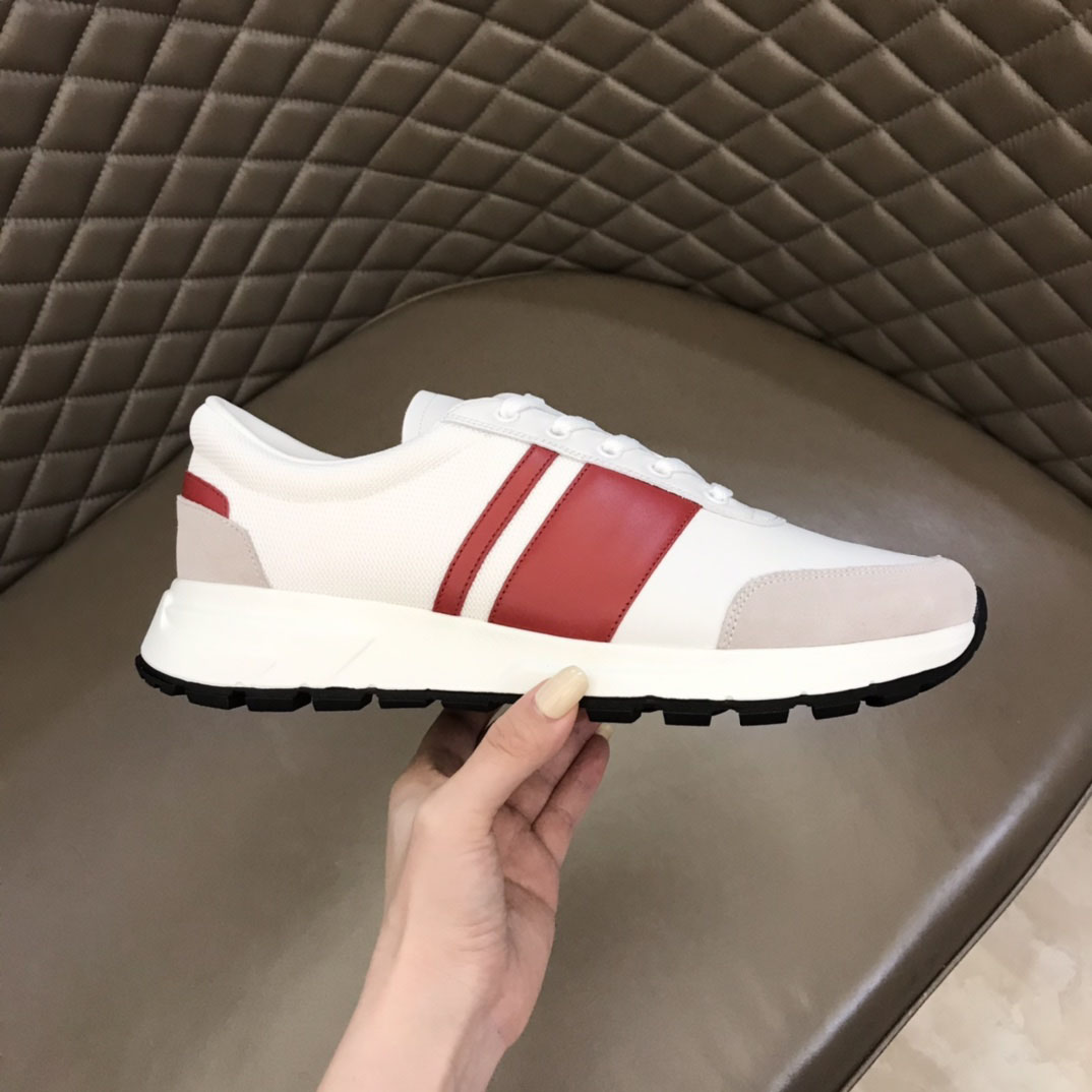 

top quality Casual Shoes Men's sports shoes casual designer brand letter leather breathable rubber sole comfortable outdoor size 38-45, Ivory