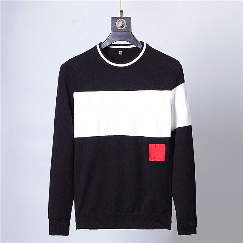 

Mens Momen Color Letter Print Sweaters Paris Classical Fashion Knited Sweater Casual High Quality Designer Sweatershirts For Autumn Winter Men, Extra cost