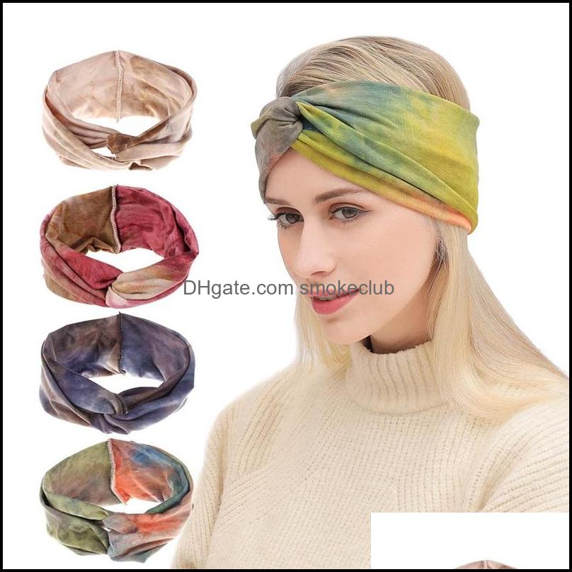 

Safety Athletic Outdoor As & Outdoors Women Gradation Hairband Cross Bow Couples Sports Headband Tide Fashion Sweatband 3 8Wk E1 Drop Delive, As show