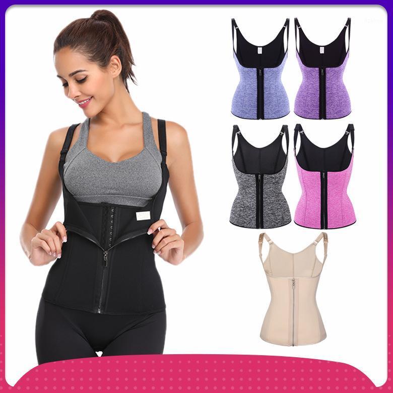 

Neoprene Zipper Inside The Double-breasted Ultra Time! Sports Fitness Gym Tunic Ms Khan Corsets Bustiers &, Black