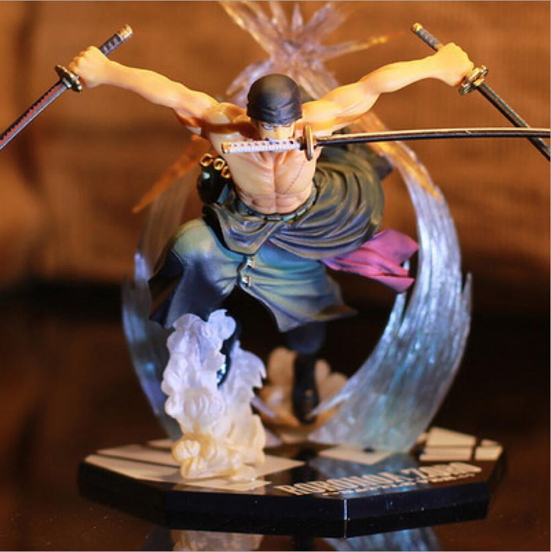 

One Piece Roronoa Zoro Figurine Colossum Battle Ver PVC Action Collection Figure Model Gift Luffy 21cm C0220