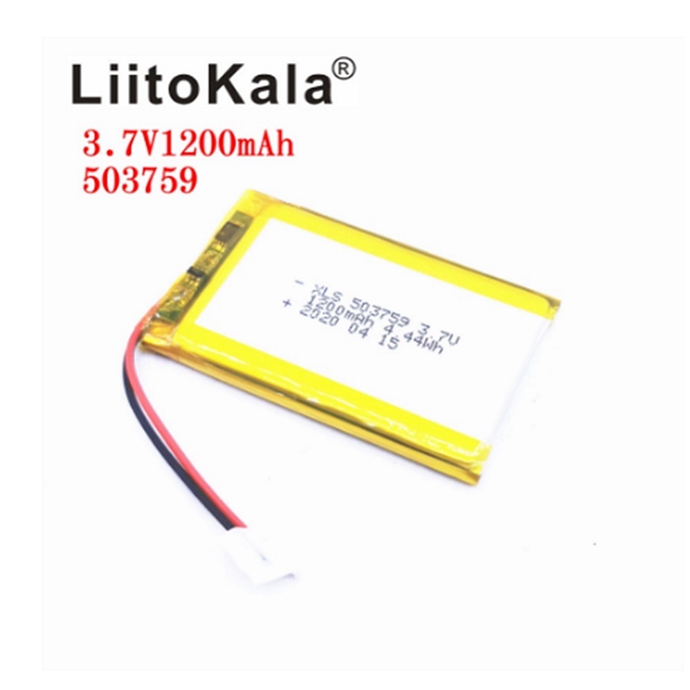 

2021 Small and newest XSL 3.7V 503759 1200mAh lithium polymer battery for MP4 MP5 GPS DVD camera remote control tablet PC
