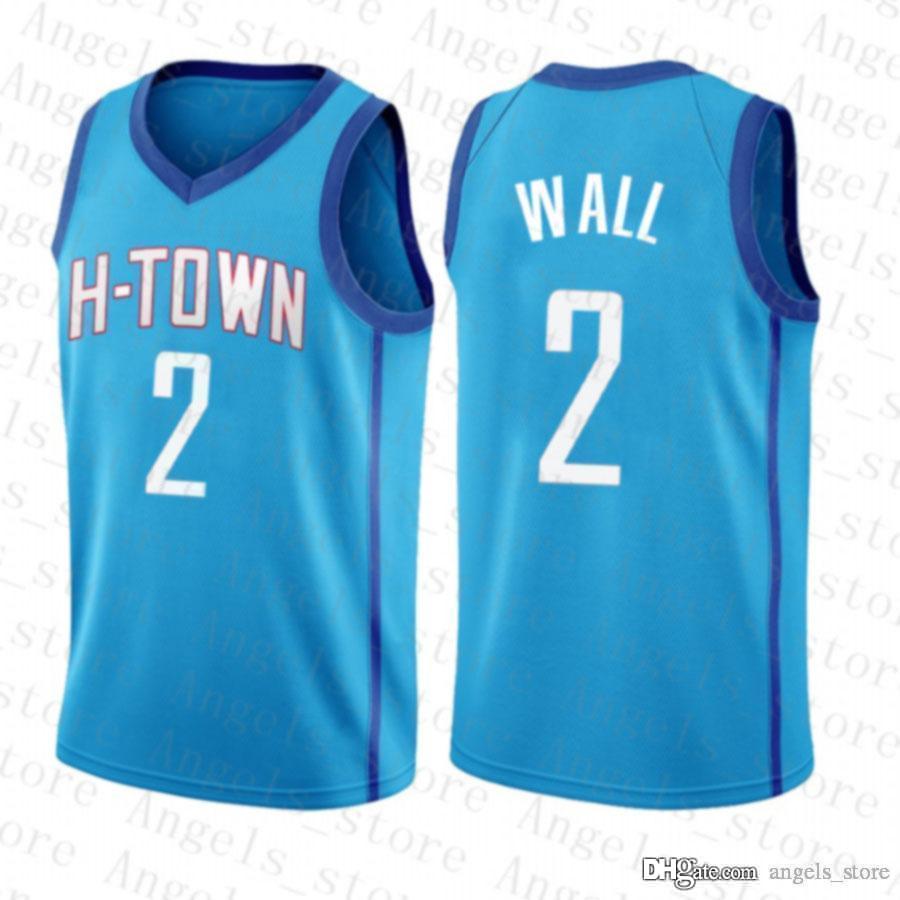 

John 2 Wall Houston Rocket Kyrie Ja 12 Morant 11 Irving Zion 1 Williamson Dwayne Dwyane 3 Wade 2020 2021 New basketball Jersey, Black;red