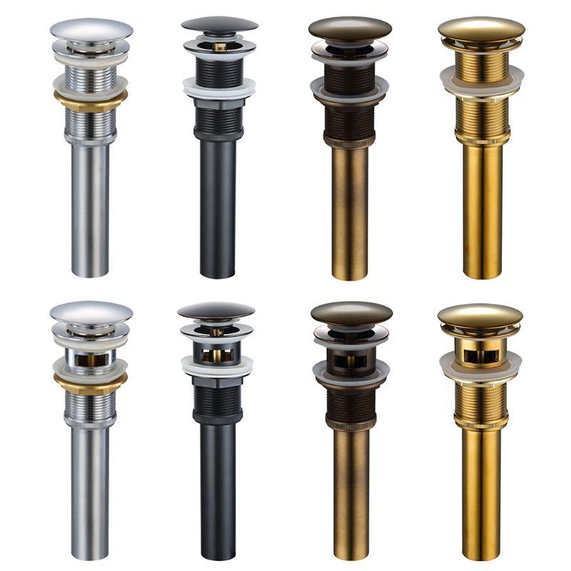 

Other Bath & Toilet Supplies 67JE Brass Bathroom Basin Sink -up Drain With/without Overflow Waste Drainer