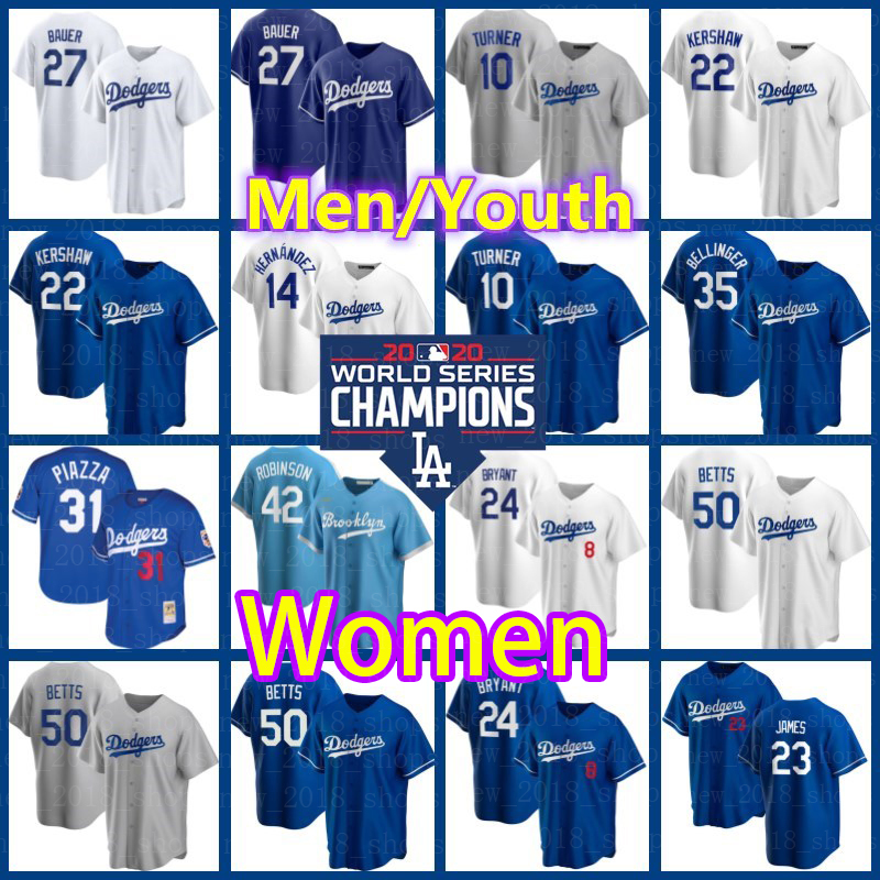 

Dodgers Jerseys Mookie Betts 35 Cody Bellinger 5 Corey Seager Clayton Kershaw Los Angeles Men Trevor Bauer Women A.J. Pollock Youth sadfsf, Blue;black