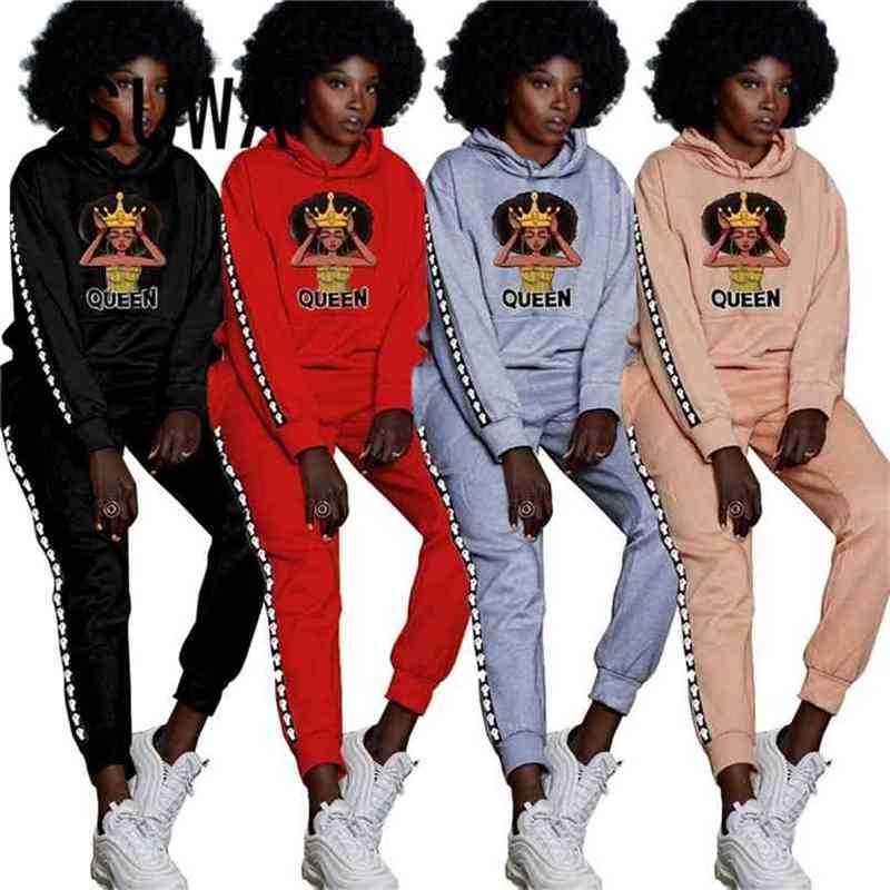 

Activewear Autumn Women' Set Full Sleeve Tops Legging Pant Jogger Suits Letter Print Tracksuit Fitness Two Piece Outfits 210525, Pink