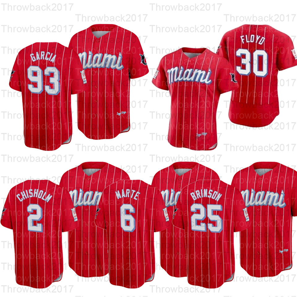 

Marlins 2021 City Connect Miami Jersey Sandy Alcantara Brian Anderson Miguel Rojas Jonathan Villar Lewis Brinson Caleb Smith Jorge Alfaro Jon Berti, Men/coolbase