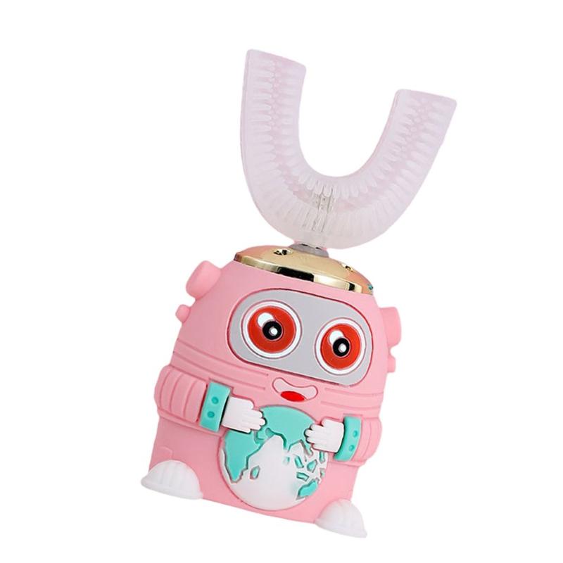 

U-shaped Children's Electric Toothbrush Waterproof And Durable Rechargeable Silicone Smart