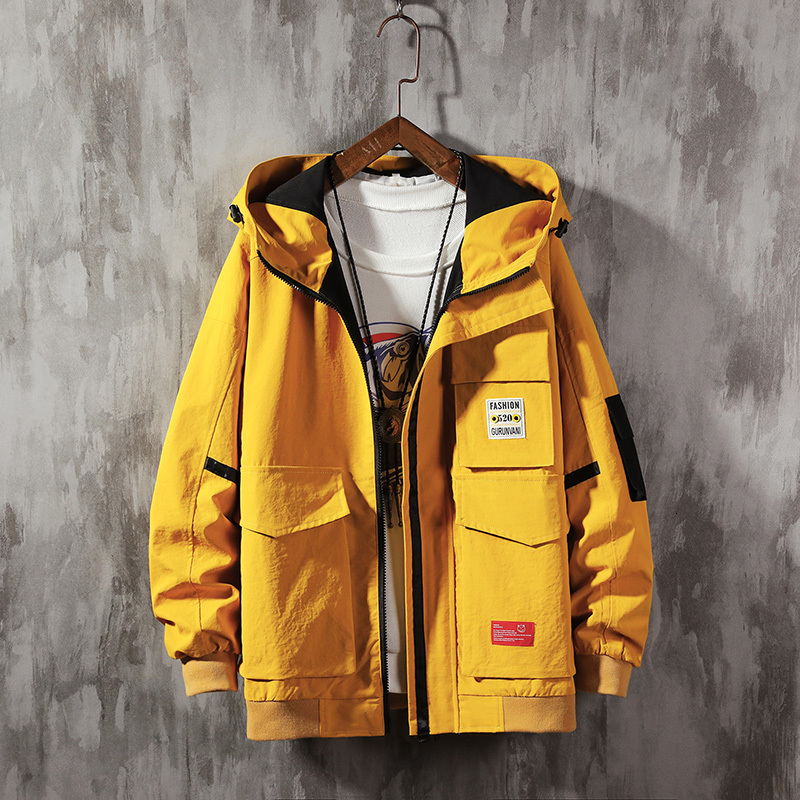 

2021 New Autumn Mens Casual Hoodie Jacket Men Warm Thick Coat Plus Size Windbreaker Male Jaqueta Masculina VUOH, Black