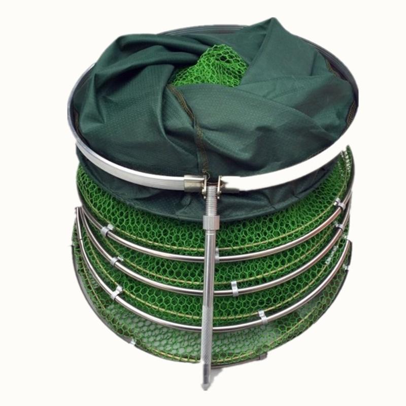 

2m/2.5m/3m/4m Fishing Net With Bag Quick-drying Glued Fishing Trap Nets Foldable Crayfish Traps Carp Accessories X109G