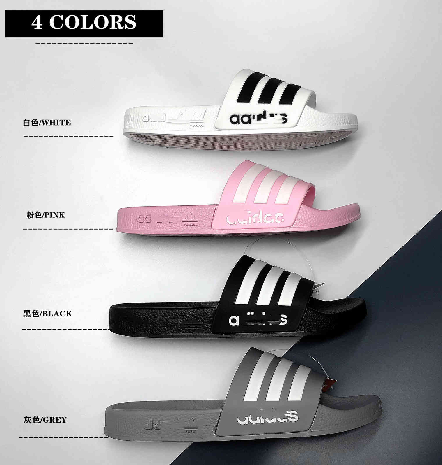 

luxury slippers 2021 slipper's large size couple fashion simple indoor and outdoor wear flip flop, Black