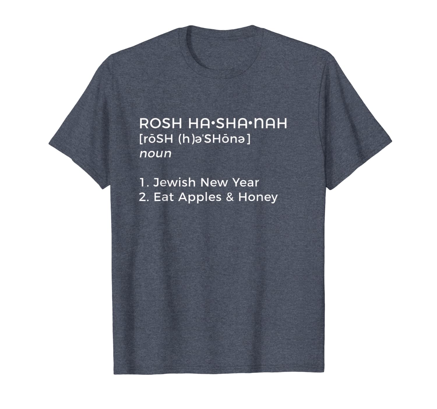 

rosh hashanah - jewish new year t-shirt for gift, White;black