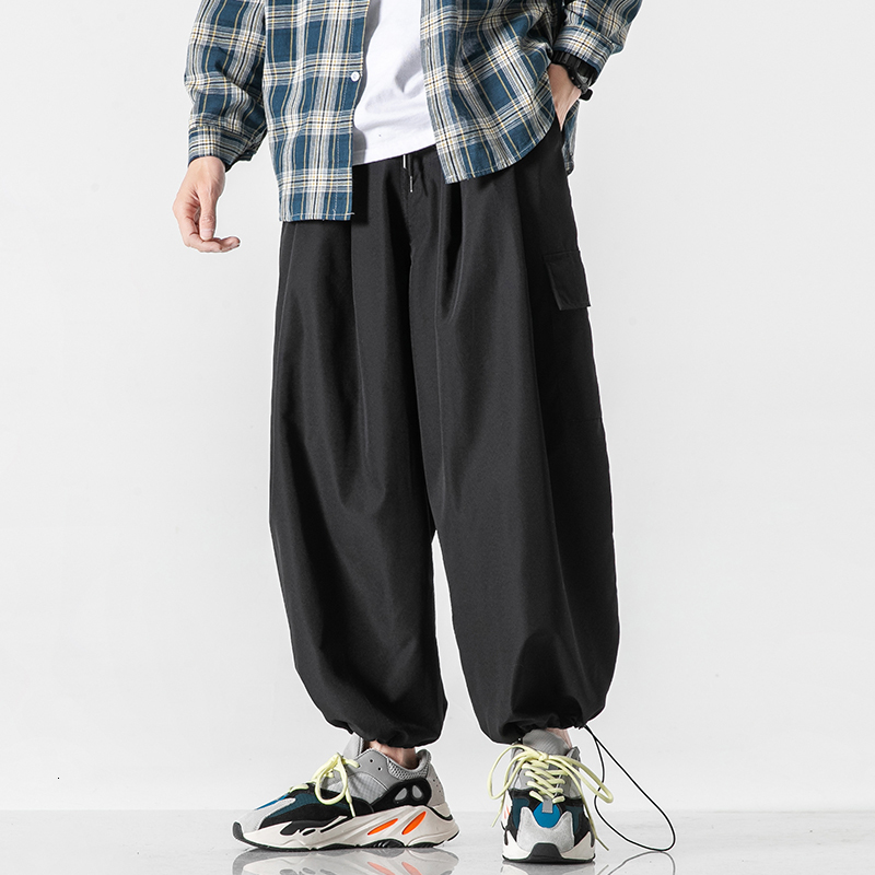 

2021 New Streetwear Hip Hop Joggers Loose Harem Pants Ankle Length Trousers Sportswear Casual Sweatpants for Men Dropshipping 25d0 Ll67, Grey