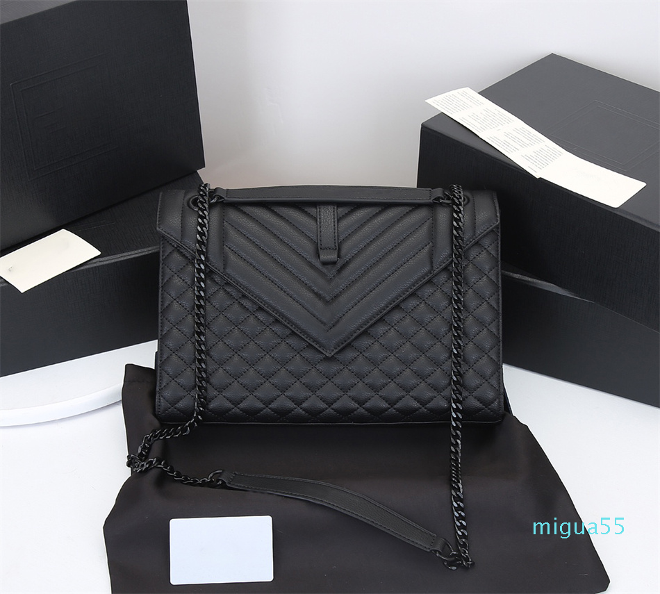 

High quality purse bags V flap bag new luxurys women designers crossbody bag thread genuine leather handbags, Box
