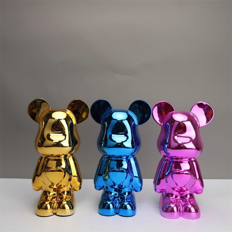 

Modern simple violent bear creative sales department model room store window soft Cartoon Bear decoration