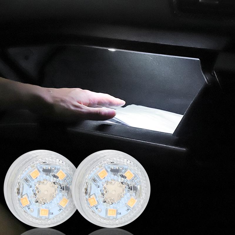 

Interior&External Lights Mini Car LED Interior Touch Switch Light Auto Reading Wireless Foot Ambient Lamp Roof Bulb Touch-sensor Small Porta