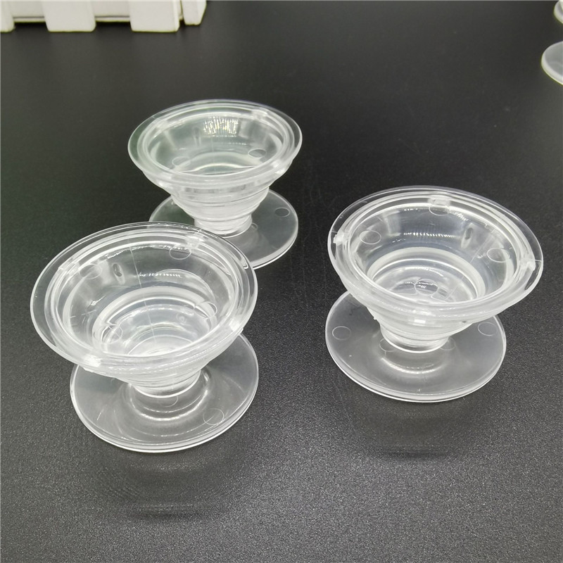 

Transparent Clear Universal Cell Phone Holder with OPP bag Real glue Expandable Grip Stand 360 Degree Finger Holders Flexible