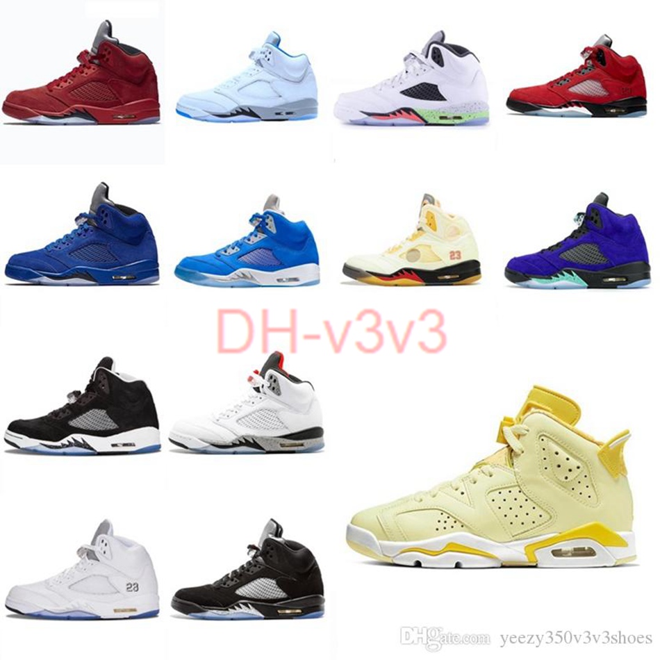 

Jumpman 5 5s men basketball shoes boots Taupe red white blue black mens sneakers women trainers 40-46 DH-p14 DHv3s20