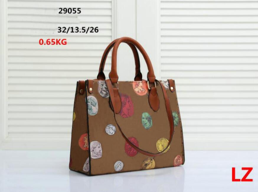 

Top Quality Designer Bag ONTHEGO tote Handbag Women Handbag Fashion Large Duplex Printing Different Style Designer NOI12589, Black