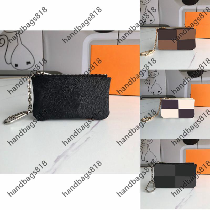 

Designer Wallets coin pouch coins purse men short zipper purses whosale women ladies pattern plaid flowers Solid color leather casual fresh black wallet, Extra cost ship nothing