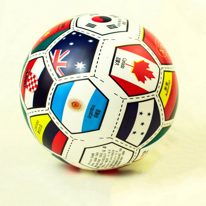 

8.5 inch 10000 national flag ball children's inflatable toy ball baby cognitive all-print ball pvc advertising football cartoon box packaging