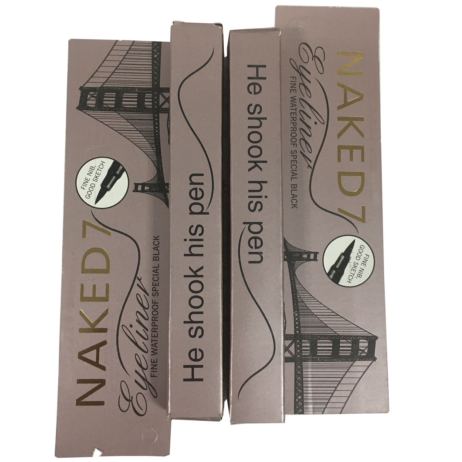 

band makeup zero touch eyeliner innovative cartride design to the ink flowing silky 24h waterproof black color long lasting errect loaded