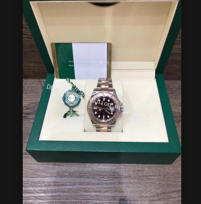 

original boxes paper 116621 40mm mechanical watches automatic brown dial rose gold stainless steel bracelet mens wristwatches