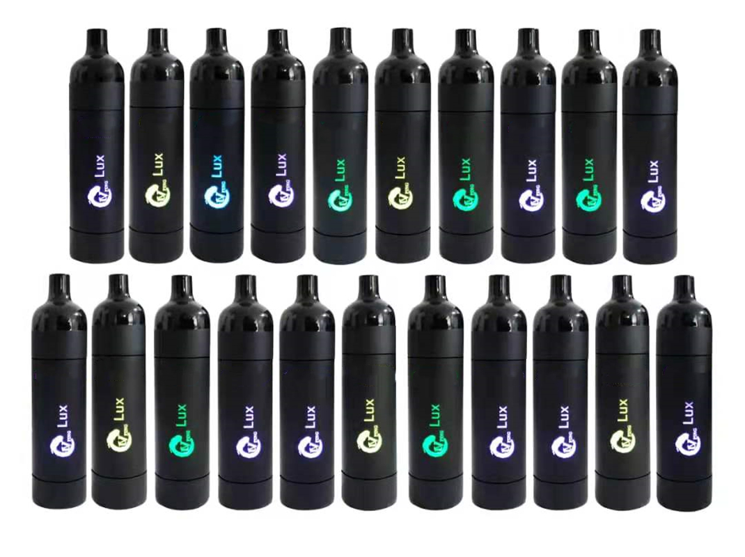 

Original Uvping LUX Disposable E cigarettes 4000 puffs rechargeable 850mah Vape battery Pod with Mesh Coil LED flash light pen 21colors
