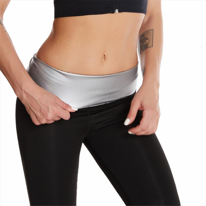 

Body Shapers High Waist Women Legging Slimming Pants Sweat Sauna Fat Burning Fitness Stretch Control Sportswear, Black