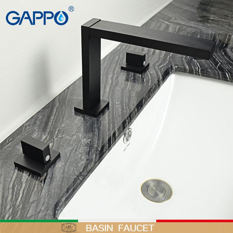 

Bathroom Sink Faucets GAPPO Basin Mixer Tap Faucet Wall Mounted Water Mixers Waterfall
