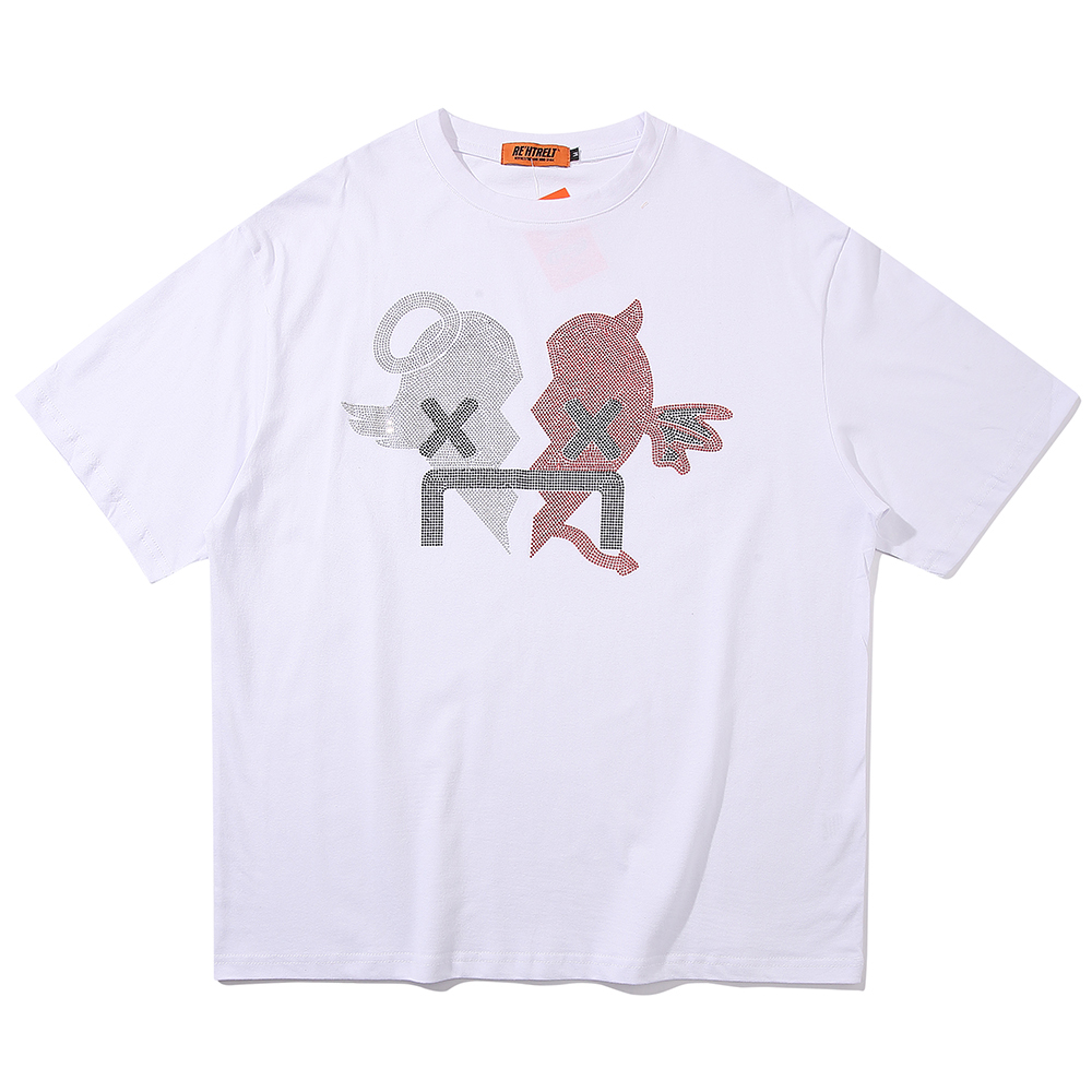 

2021 New Broken Heart Graphic Goth Oversized Shirt Summer for Women Punk Sloth Couple Clothes Streetwear Fashion Ppmv, Black