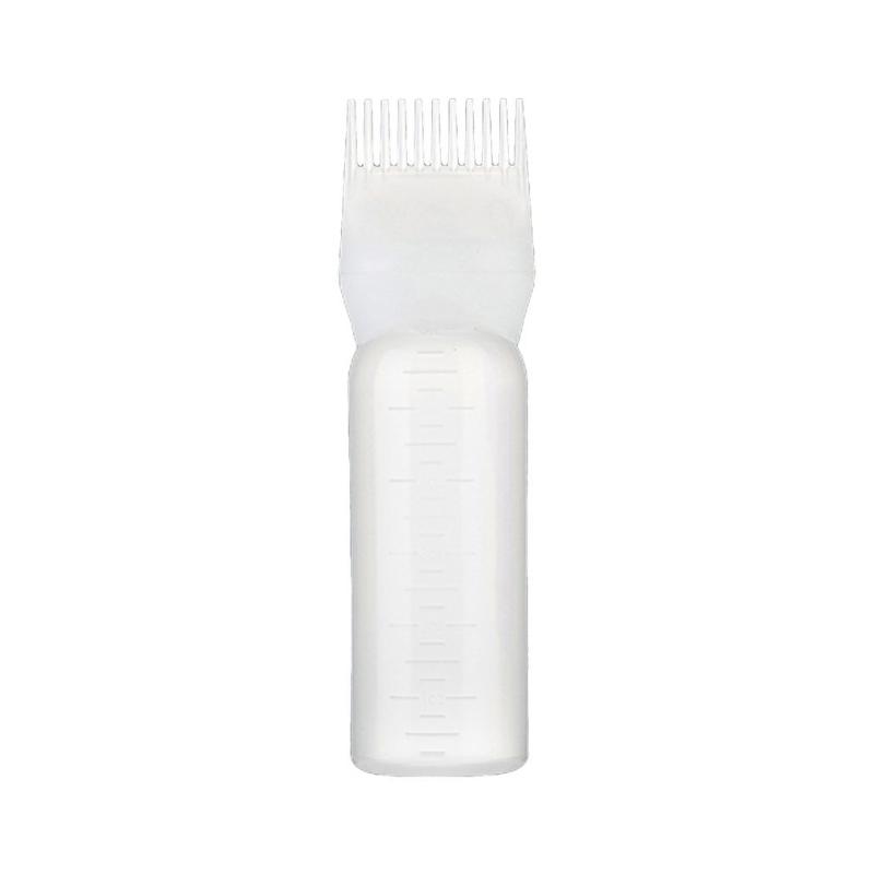 

120ml Hair Dye Bottles Applicator Comb Brush Dispenser Kit Scale Squeeze Bottle Solon Home Coloring Dyeing Use 2021 Electric Brushes