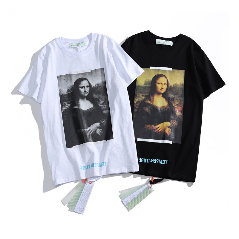 

Trend Mona Lisa Arrstyle T-shirt, White;black