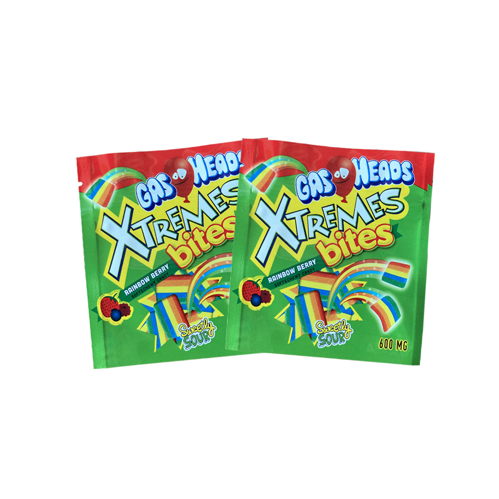 

Edibles Mylar Packaging Bags For Gas Heaod Extremes Bites Edible Package Bag Edibleable Smell Proof Zipper Lock Poly Packages