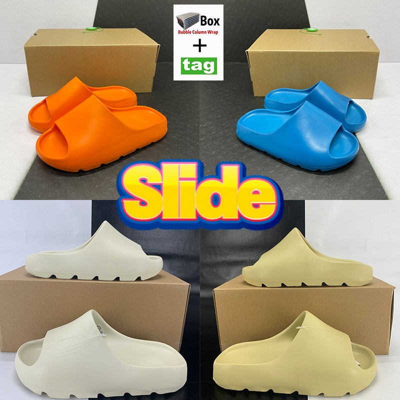 

Summer dark desert sand Slippers Enflame Orange bone soot earth brown resin Enfora slide shoes men women platform sneakers sandals With Box, Bubble wrap packaging