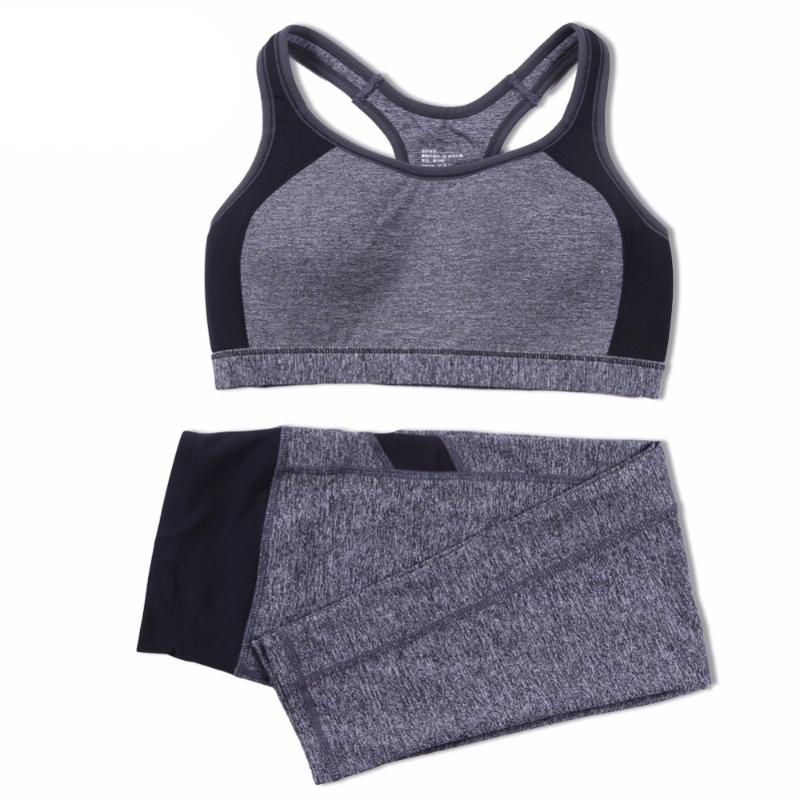 

Push-up Bras Pants Women Yoga Sports Sets Suits Fitness Sexy Running Sport Sets Jogging Yoga Set Tights Paddy Top Pant Suit, Blue