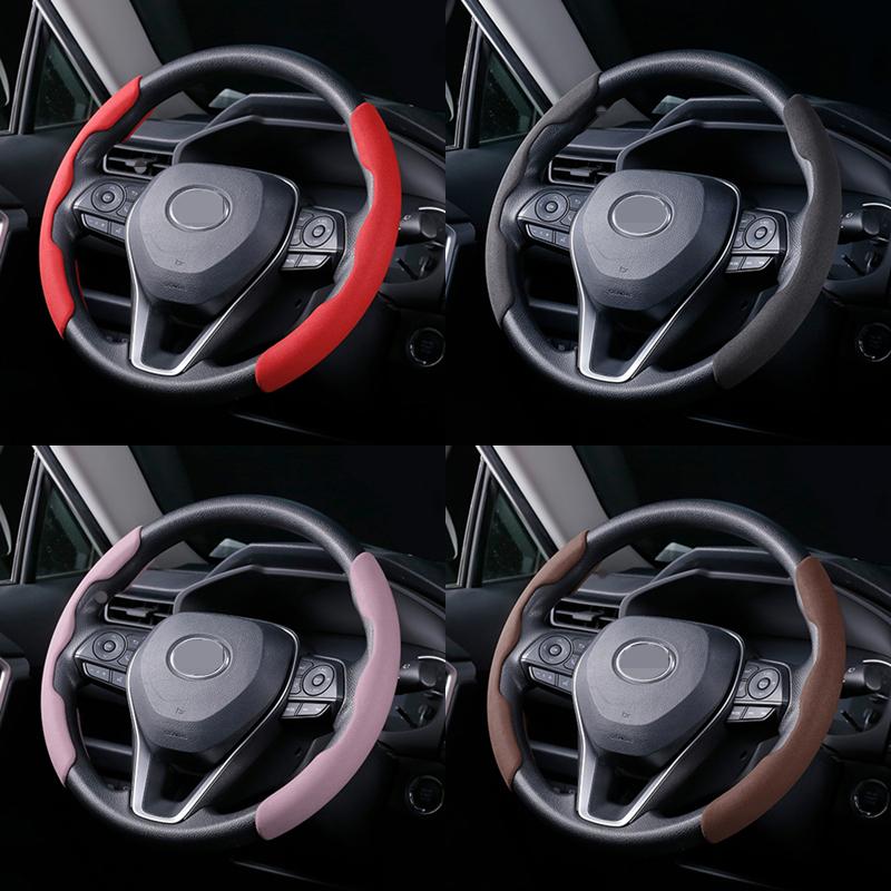 

Steering Wheel Covers Car Cover Case Skidproof For Focus 2 3 Mondeo Fiesta Kuga Mustang Escape Fusion Ranger Accessories