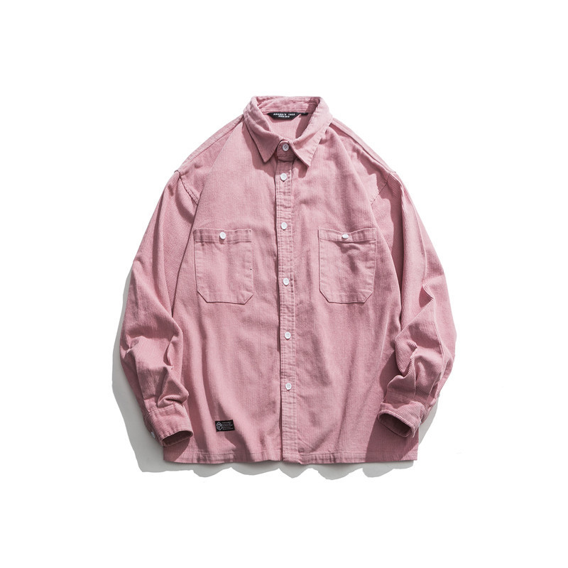 

2021 Spring Autumn Fashion New Ins All-match Shirt Men's Japanese Retro Casual Loose Long-sleeved Jacket 7oit, Khaki