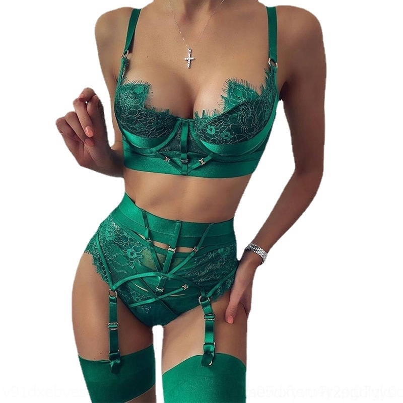 Tgp fun suit 2020 spring and summer sexy underweareyelash stitching sexy lingerie underwear fun suit 2020 spring and summerlace eyelash sti