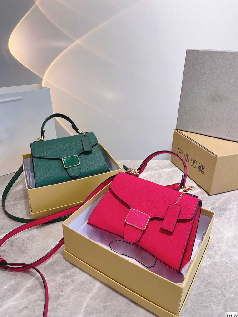 

Luxury designer messenger bag handbag lady red totes green leather wallet cool backpack solid color designers tote handbags messengers shoulder, Customize