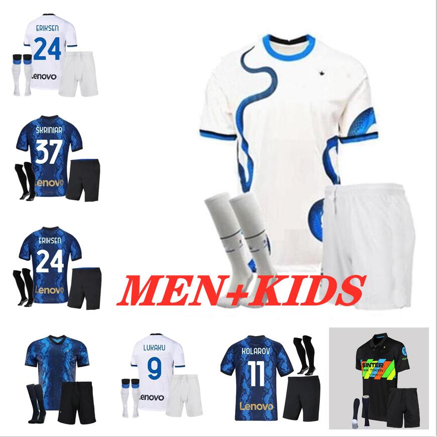 

Adults and kids 21 22 Dzeko BARELLA LAUTARO soccer jerseys VIDAL ERIKSEN ALEXIS GODIN BROZOVIC J.CORREA CALHANOGLU DE VRIJ fourth football shirt 2021 2122 uniforms, 20/21