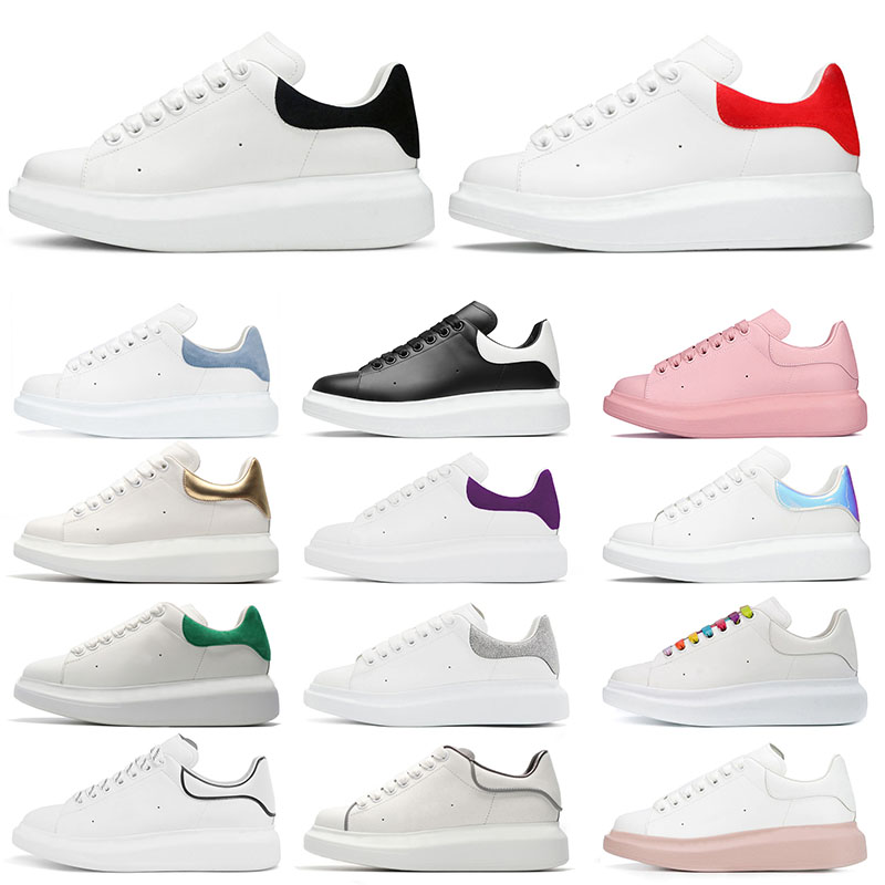 

Leather Suede Trainers Sports Casual Shoes Outdoor Luxurys Designers Comfortable Triple Black White Silver Pink Platform Sneakers Men Women Jogging Walking, # (34) 36-40