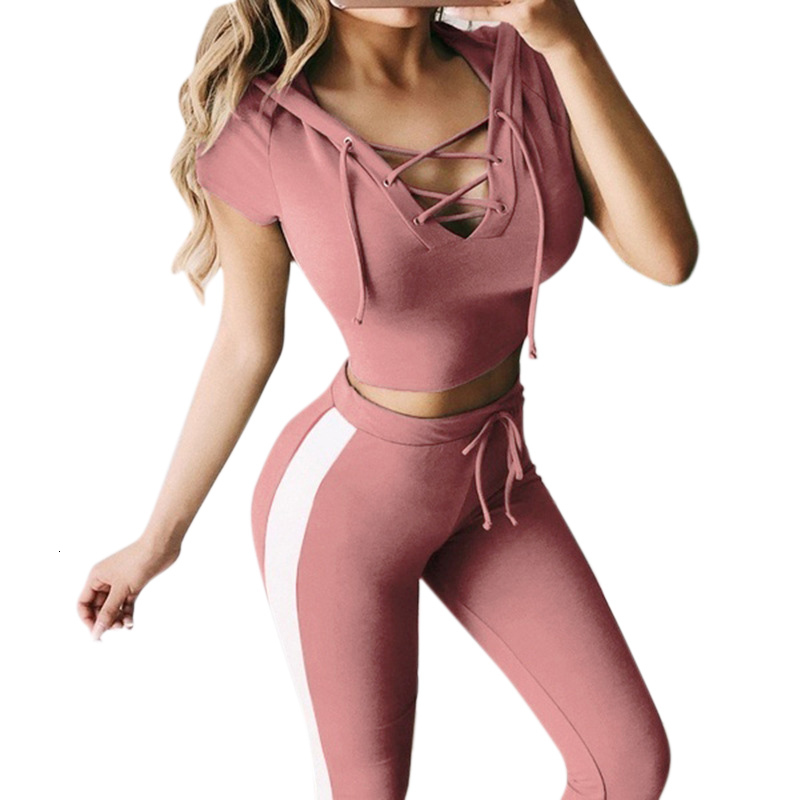 

2021 New 2 Piece Fashion Suits Tracksuit Pants Sets Sport Long Sleeve Wear Casual Women Sweatshirt + Trousers Ieno, Sky blue